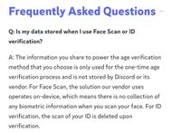 Under the frequently asked questions, Discord responds.
